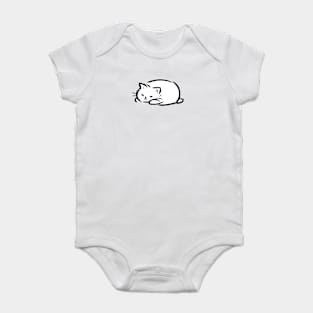 Cat Doodle,Sleepy Kitty Baby Bodysuit